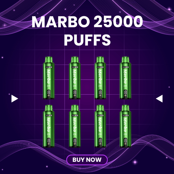 Marbo 25000 Puffs Disposable Vape with Smart LED Screen Display